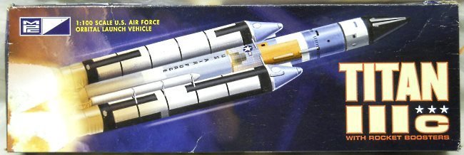 MPC 1/100 Titan IIIC Missile With Boosters, MPC790-6 plastic model kit